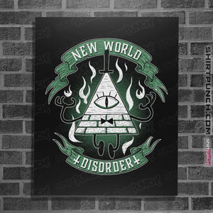 Shirts Posters / 4"x6" / Black New World Disorder