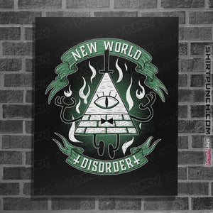 Shirts Posters / 4"x6" / Black New World Disorder