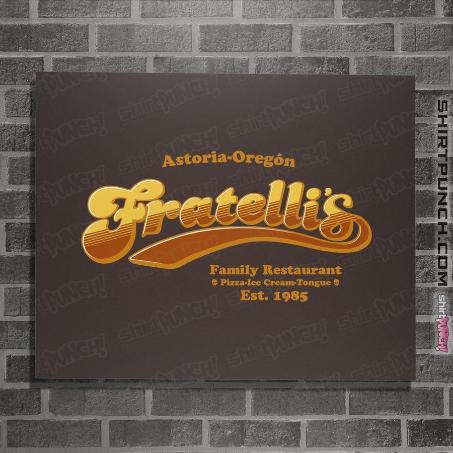 Shirts Posters / 4"x6" / Dark Chocolate Fratelli's