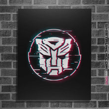 Load image into Gallery viewer, Shirts Posters / 4&quot;x6&quot; / Black Autobots Glitch
