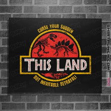Load image into Gallery viewer, Secret_Shirts Posters / 4&quot;x6&quot; / Black This Land!
