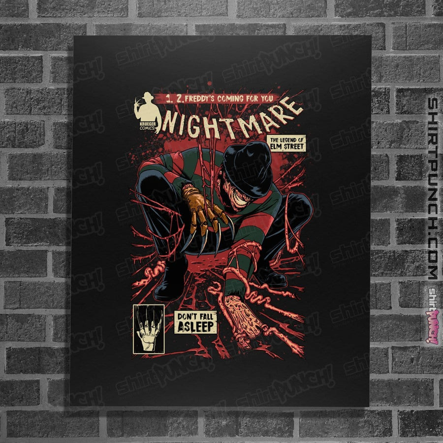 Secret_Shirts Posters / 4"x6" / Black Goodnight Bad Guy