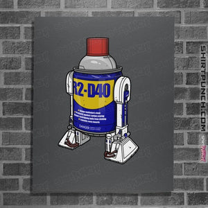 Daily_Deal_Shirts Posters / 4"x6" / Charcoal R2-D40