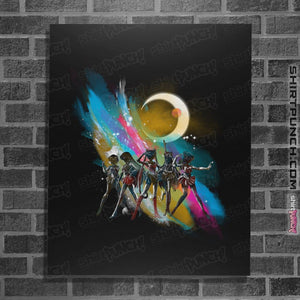 Shirts Posters / 4"x6" / Black Senshi Of The Galaxy