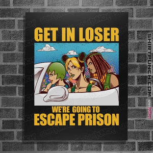 Daily_Deal_Shirts Posters / 4"x6" / Black Prison Escape