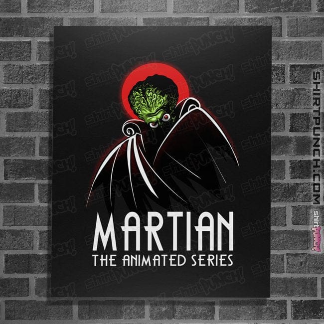Secret_Shirts Posters / 4"x6" / Black Martian