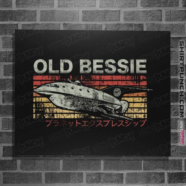 Secret_Shirts Posters / 4"x6" / Black Old Bessie