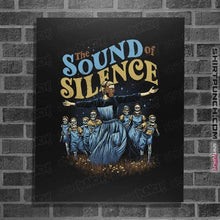 Load image into Gallery viewer, Shirts Posters / 4&quot;x6&quot; / Black The Sound Of Silence
