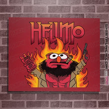Load image into Gallery viewer, Daily_Deal_Shirts Posters / 4&quot;x6&quot; / Red Hellmo
