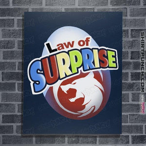 Shirts Posters / 4"x6" / Navy Law Of Surprise