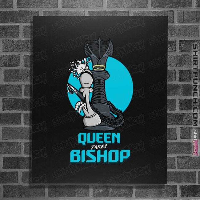 Secret_Shirts Posters / 4"x6" / Black Queen VS  Bishop