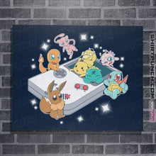 Load image into Gallery viewer, Shirts Posters / 4&quot;x6&quot; / Navy Pokeboy
