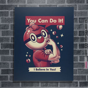 Shirts Posters / 4"x6" / Navy I Believe In You