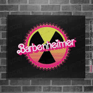 Daily_Deal_Shirts Posters / 4"x6" / Black Barbenheimer Reactor
