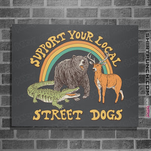 Shirts Posters / 4"x6" / Charcoal Street Dogs