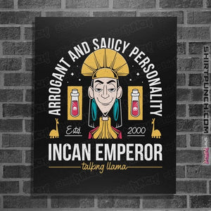 Daily_Deal_Shirts Posters / 4"x6" / Black Incan Emperor