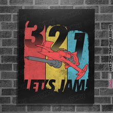 Load image into Gallery viewer, Shirts Posters / 4&quot;x6&quot; / Black Let&#39;s Jam
