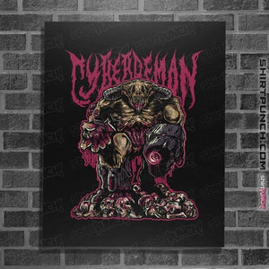 Daily_Deal_Shirts Posters / 4"x6" / Black Cyberdemon