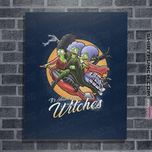 Load image into Gallery viewer, Daily_Deal_Shirts Posters / 4&quot;x6&quot; / Navy Witches
