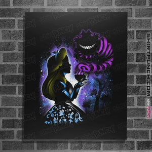 Shirts Posters / 4"x6" / Black We're All Mad Here
