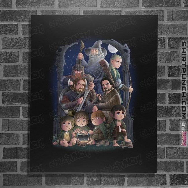 Shirts Posters / 4"x6" / Black A Night On The Road