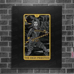 Shirts Posters / 4"x6" / Black Tarot The High Priestess