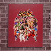 Load image into Gallery viewer, Shirts Posters / 4&quot;x6&quot; / Red Street Fighter DBZ
