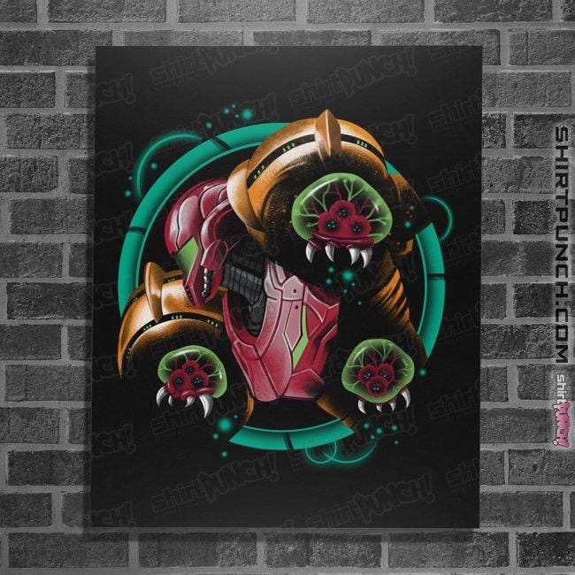 Secret_Shirts Posters / 4"x6" / Black Galactic Bomber