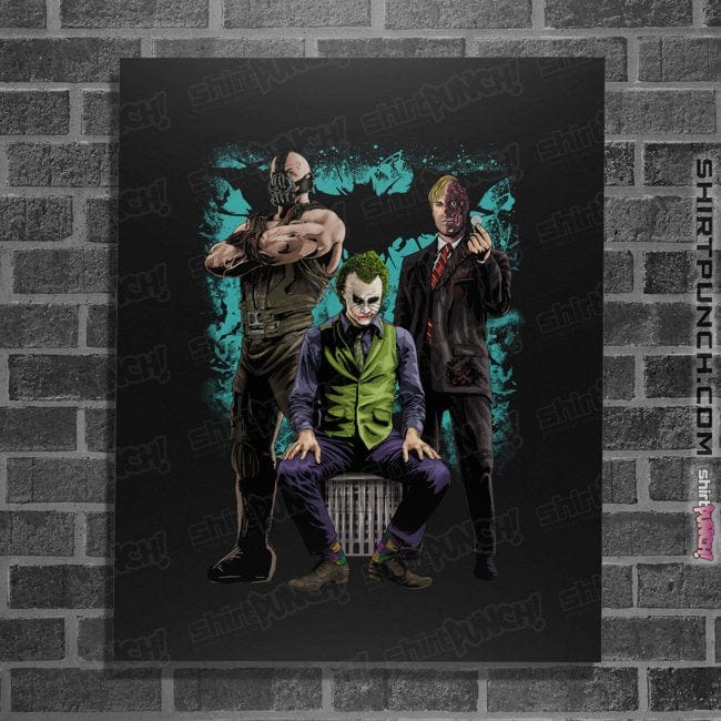Secret_Shirts Posters / 4"x6" / Black United Enemies