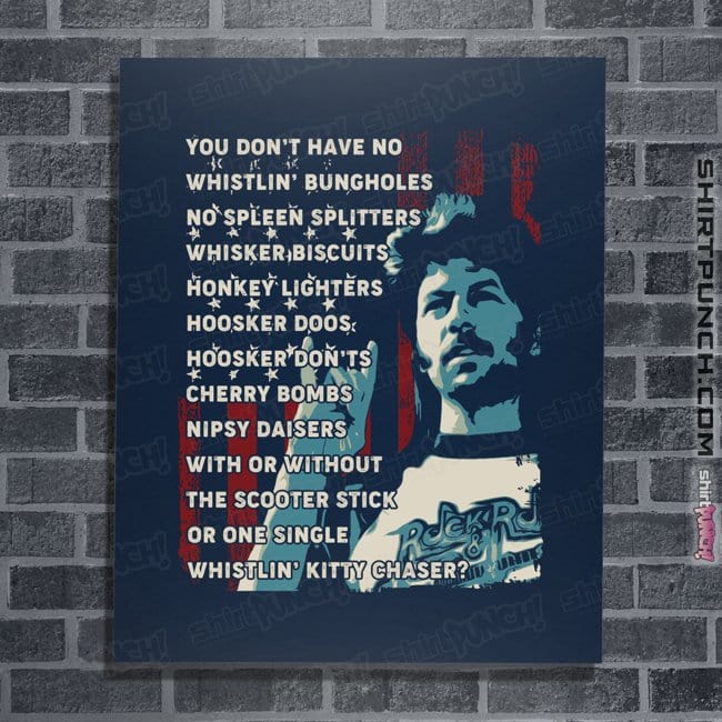 Secret_Shirts Posters / 4"x6" / Navy Joe Dirt!