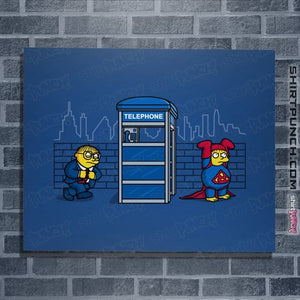 Secret_Shirts Posters / 4"x6" / Royal Blue Super Ralph