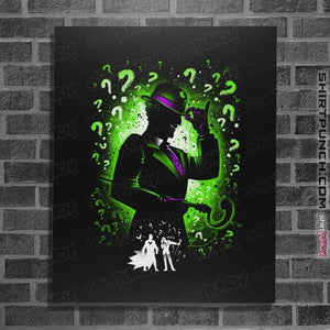 Daily_Deal_Shirts Posters / 4"x6" / Black The Enigma