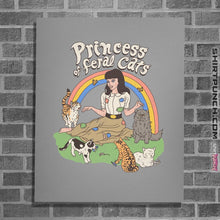 Load image into Gallery viewer, Shirts Posters / 4&quot;x6&quot; / Sports Grey Princess Of Feral Cats
