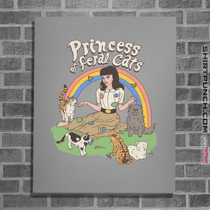 Shirts Posters / 4"x6" / Sports Grey Princess Of Feral Cats