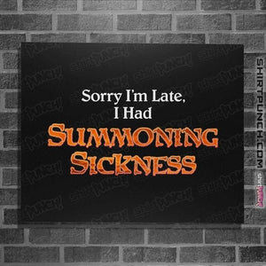 Secret_Shirts Posters / 4"x6" / Black Summoning Sickness