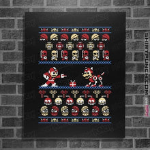 Load image into Gallery viewer, Shirts Posters / 4&quot;x6&quot; / Black Christmas Man

