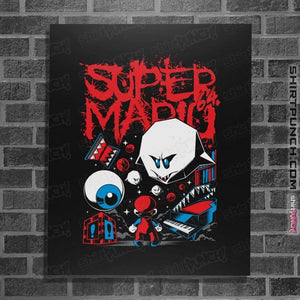 Daily_Deal_Shirts Posters / 4"x6" / Black Haunted House