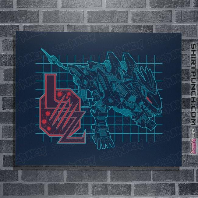 Secret_Shirts Posters / 4"x6" / Navy Liger