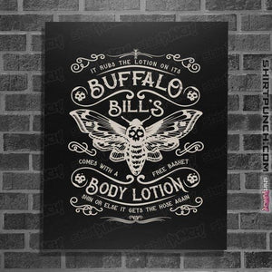 Secret_Shirts Posters / 4"x6" / Black Buffalo Bill's Lotion