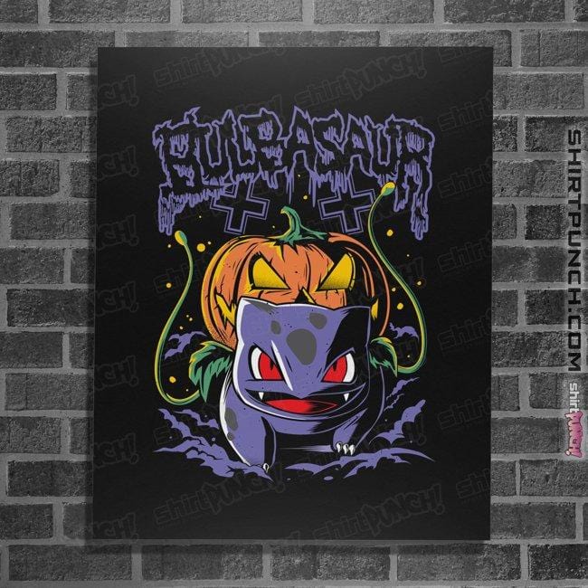 Shirts Posters / 4"x6" / Black Spookasaur