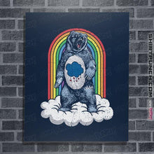 Load image into Gallery viewer, Daily_Deal_Shirts Posters / 4&quot;x6&quot; / Navy Real Grumpy Bear
