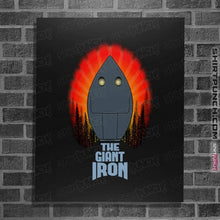 Load image into Gallery viewer, Shirts Posters / 4&quot;x6&quot; / Black The Giant Iron
