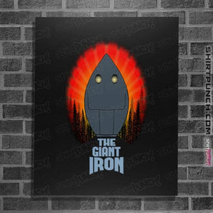 Shirts Posters / 4"x6" / Black The Giant Iron