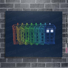 Load image into Gallery viewer, Secret_Shirts Posters / 4&quot;x6&quot; / Navy Tardis Trail
