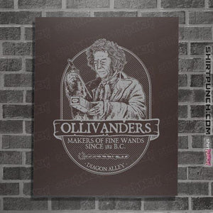 Secret_Shirts Posters / 4"x6" / Dark Chocolate Ollivander's Fine Wands