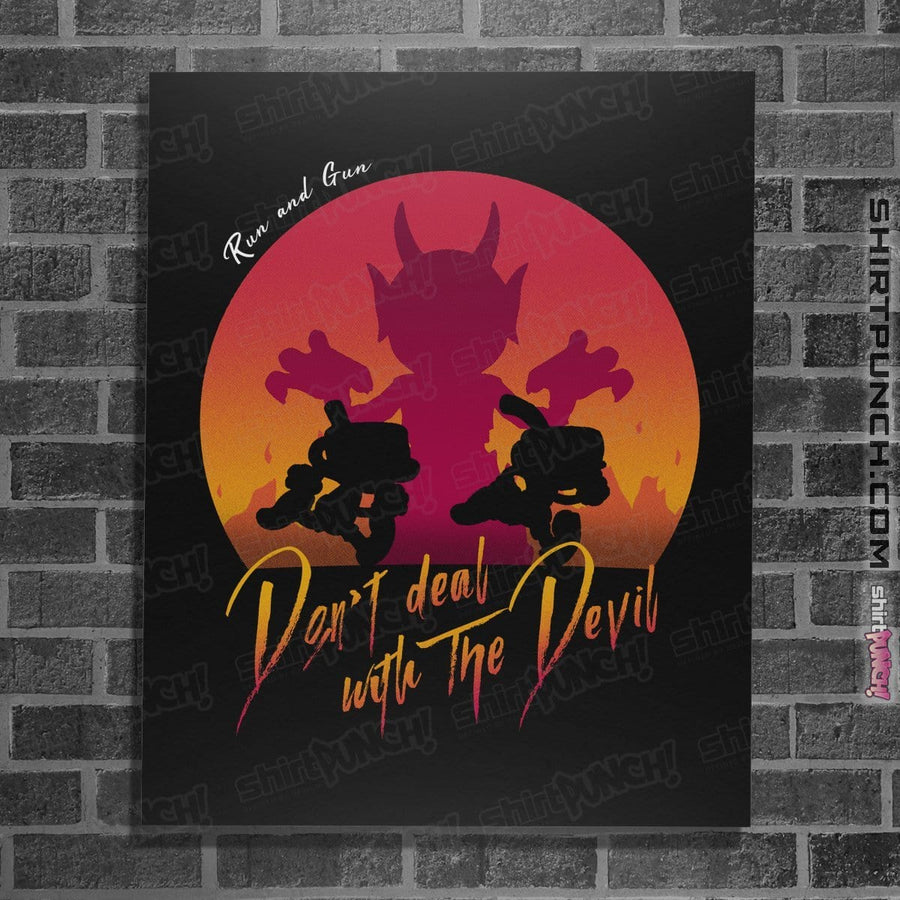 Shirts Posters / 4"x6" / Black Don't Deal with the Devil