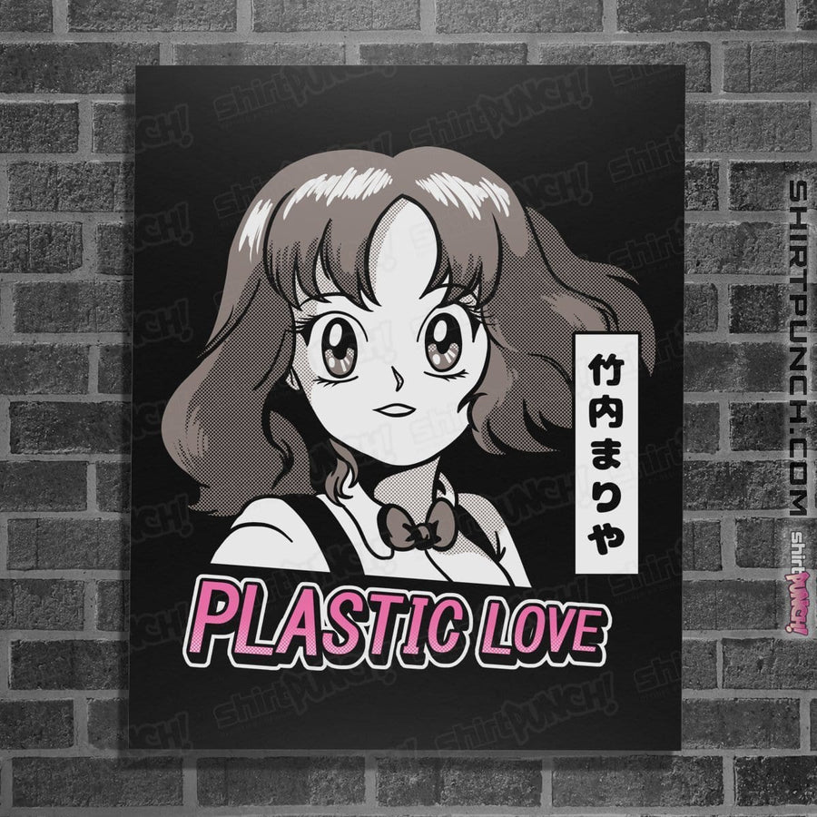 Shirts Posters / 4"x6" / Black Plastic Love Retro
