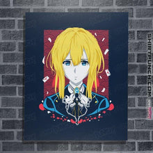 Load image into Gallery viewer, Shirts Posters / 4&quot;x6&quot; / Navy Violet Evergarden Memory Doll
