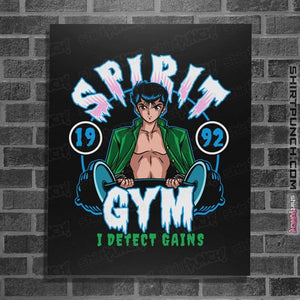 Daily_Deal_Shirts Posters / 4"x6" / Black Spirit Gym