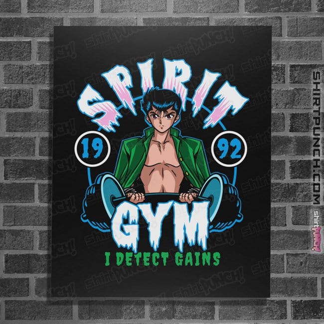 Daily_Deal_Shirts Posters / 4"x6" / Black Spirit Gym